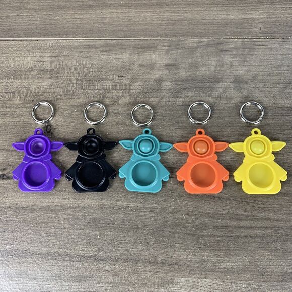 For Apple AirTag 2021 Silicone Case Push Bubble Sensory Fingertip Keychain - Picture 2 of 6